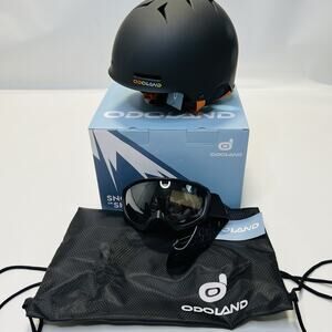 Odoland Ski Helmet with Ski Goggles Size XS Light Weight Snowboard Helmet 2-in-1